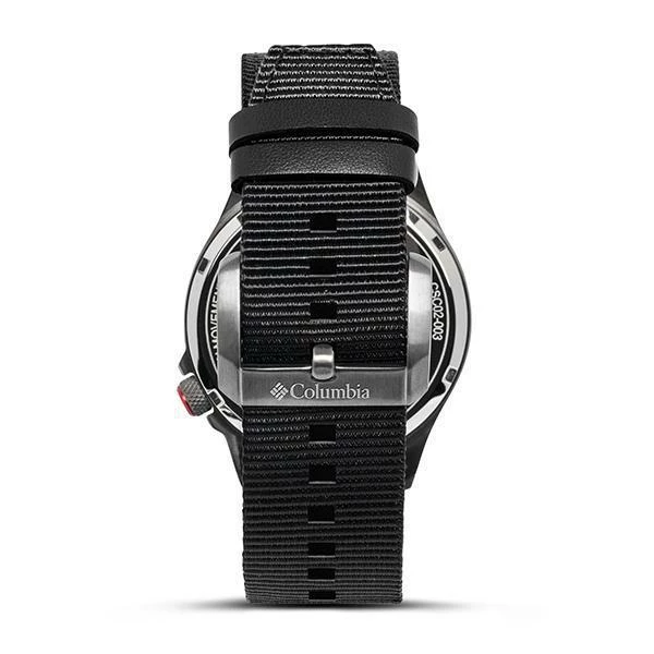 Columbia Watch - Canyon Ridge - Black 3-Hand Date Black Nylon 2 Columbia Watch - Canyon Ridge - Black 3-Hand Date Black Nylon - Image 2