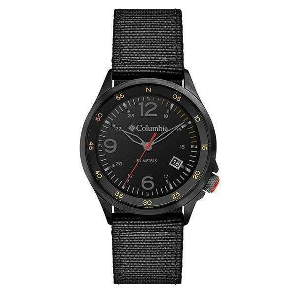 Columbia Watch - Canyon Ridge - Black 3-Hand Date Black Nylon 1 Columbia Watch - Canyon Ridge - Black 3-Hand Date Black Nylon