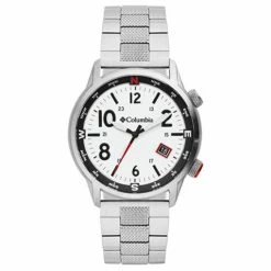 Columbia Watch - Outbacker - White 3-Hand Date Stainless Steel Bracelet