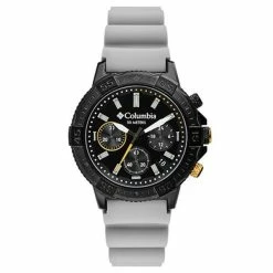 Columbia Watch - Peak Patrol - Black Chronograph Day Date Gray Silicone