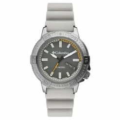 Columbia Watch - Peak Patrol - Gray 3-Hand Day Date Khaki Silicone