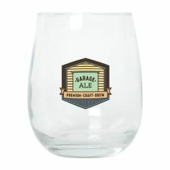 Canadian Pro Shop Online Custom Logo Rowbeck Stemless Wine Glass