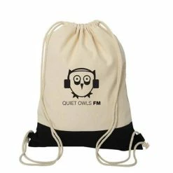 Goose - Custom Logo Custom Logo Westport Cotton Drawstring Cinch