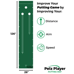 Pelz Player Putting Mat 9 Pelz Player Putting Mat -GOLF CARTS Sales Pelz Player Putting Mat Training Aid 4 8c1c3dd8 feb6 4da0 96a2 4587a9a5032d